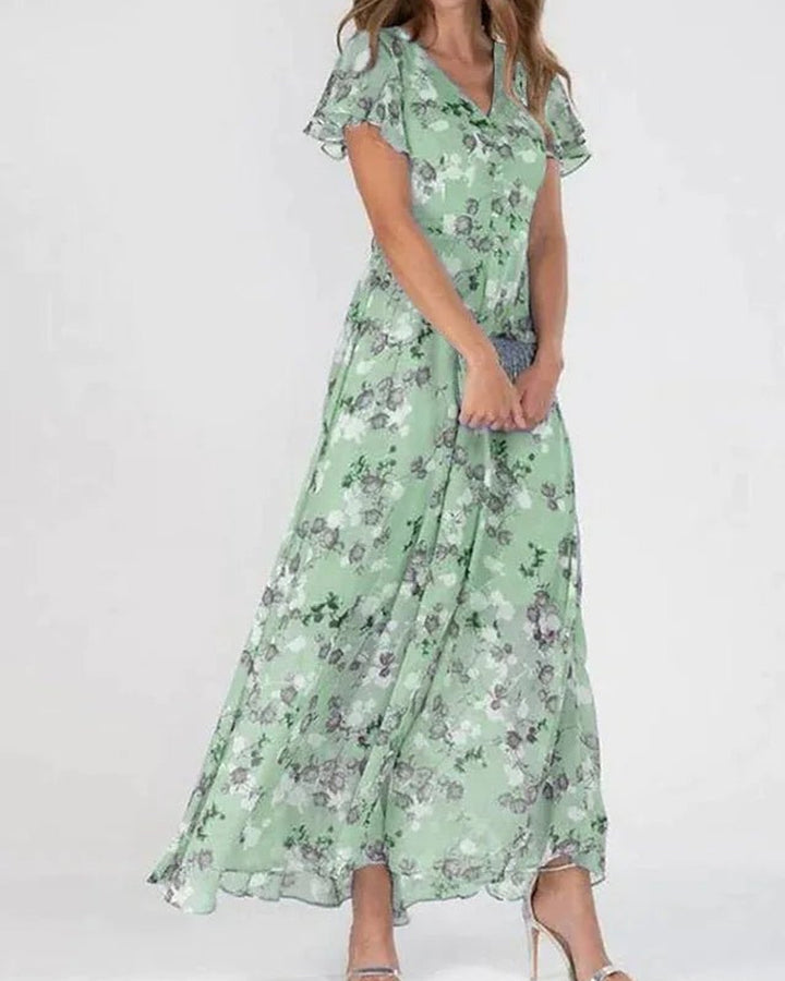 Lena Langes Glanzeffekt Abendkleid