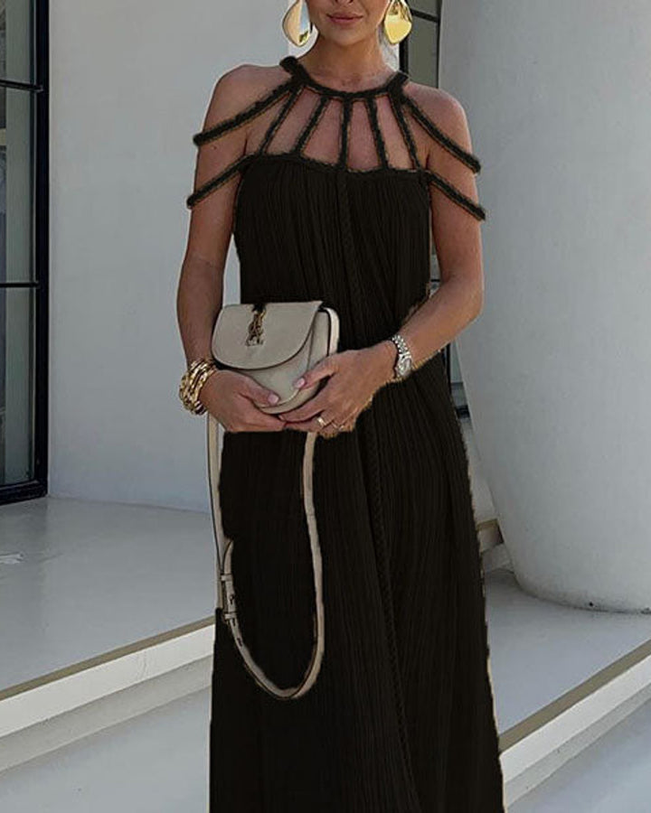 Lena Langes Leinenmischung Maxikleid