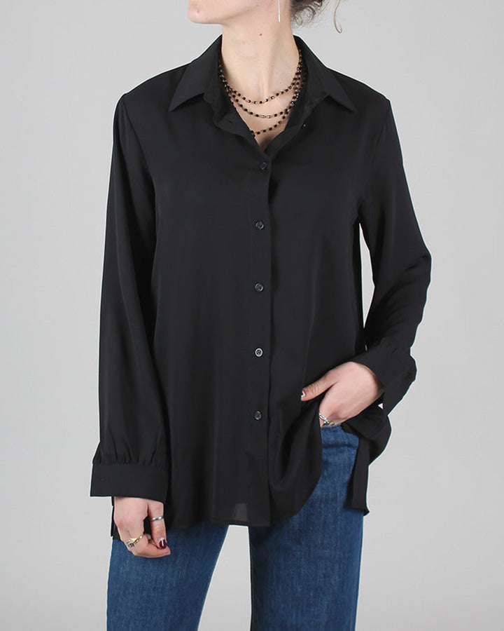 Lena Weite Damen Bluse Hemdkragen