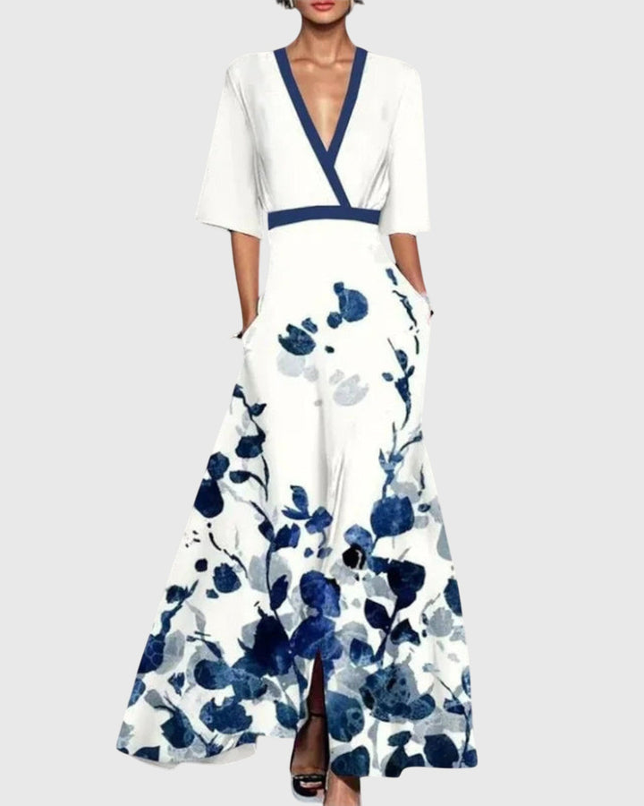 Leila Elegantes Abendkleid Lang Damen