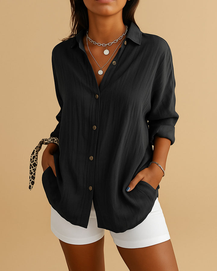 Hazel Luftige Leichte Bluse Damen