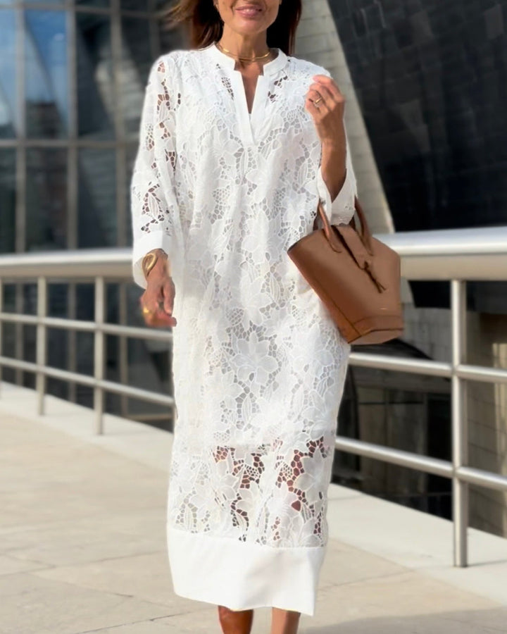 Luana Spitzen Abendkleid Damen