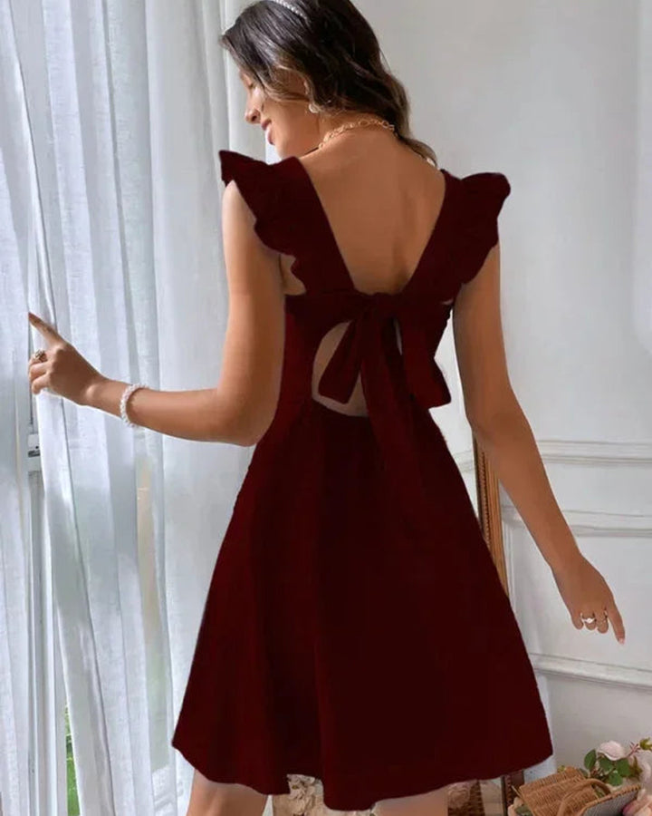 Lena Ausgestelltes Sommerkleid Volant