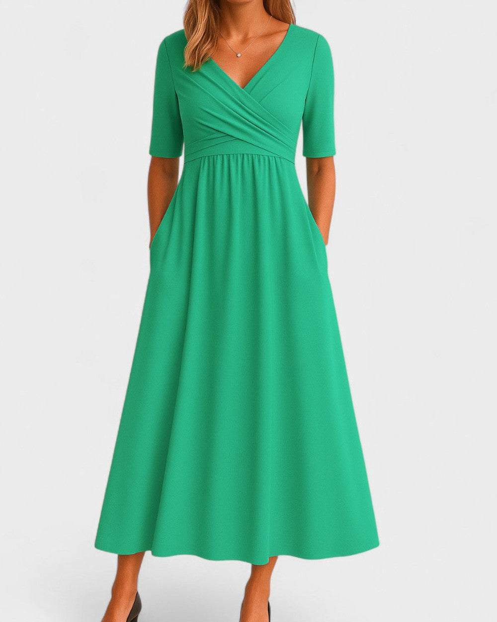 Ida Elegantes Kleid Midi Damen