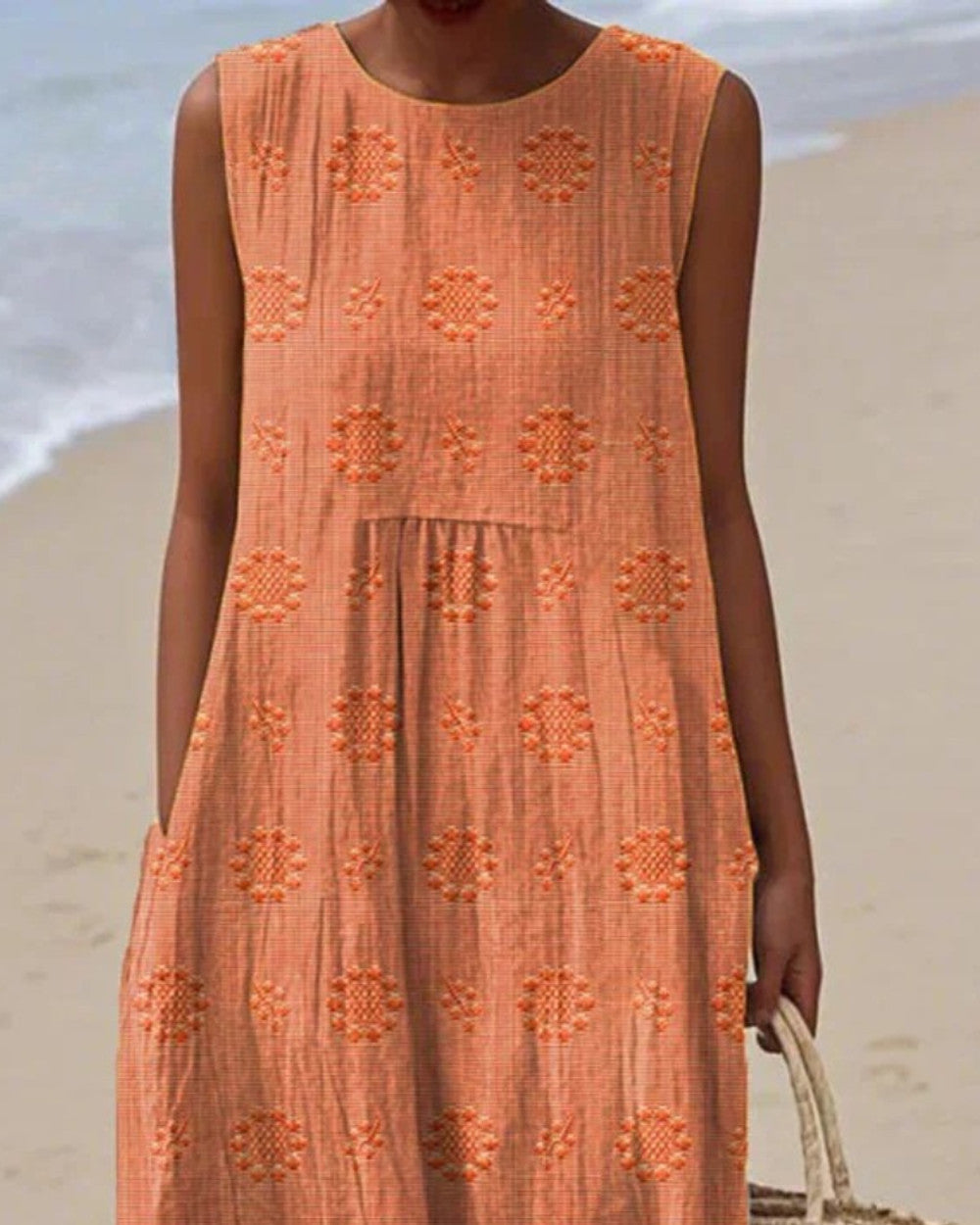 Piper Besticktes Kleid ärmellos Damen