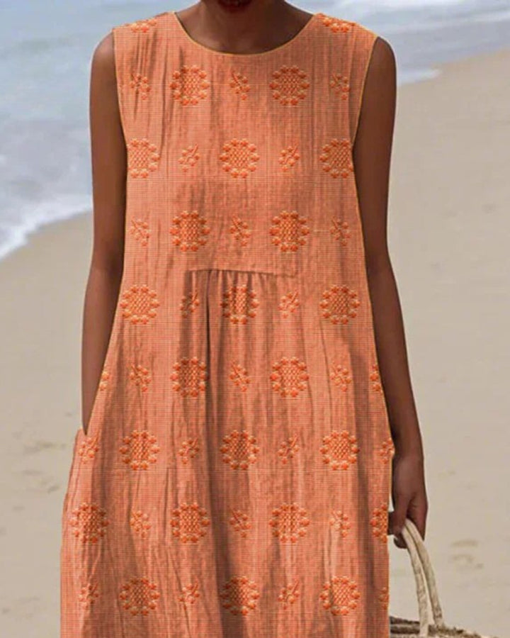 Piper Besticktes Kleid ärmellos Damen