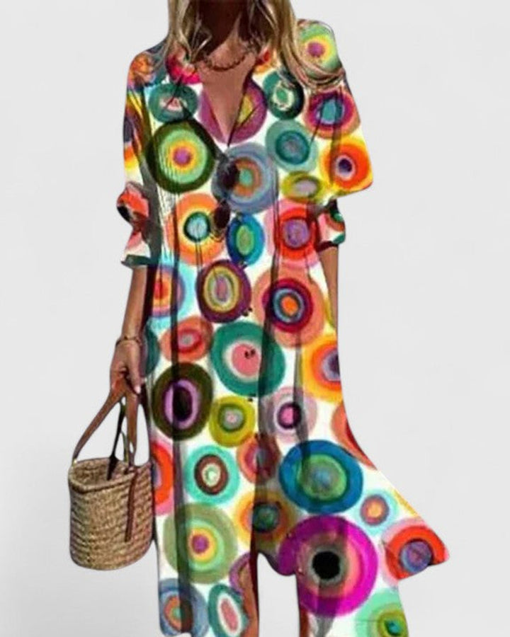 Paula Elegantes Boho Kleid Damen