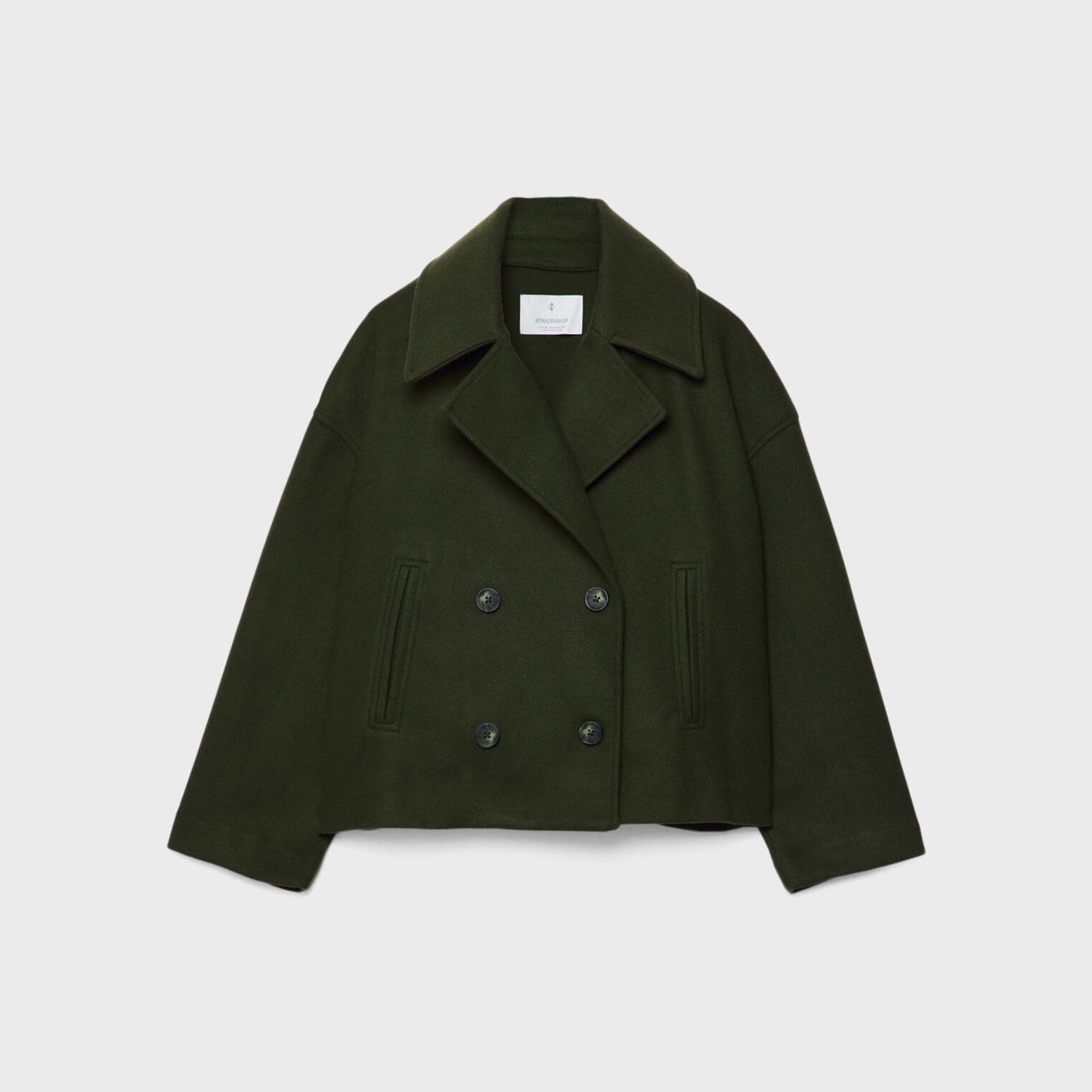 Damen kurze Double-Breasted Jacke